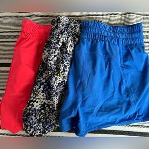 Lululemon Tracker Shorts Size 12 Bundle